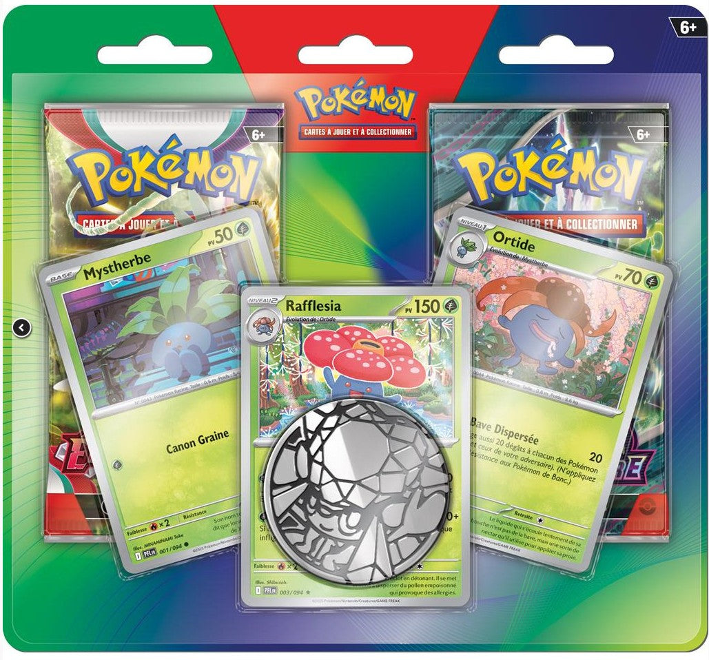 Pokemon DuoPack Ecarlate et violet Mystherbe Ortide Rafflesia