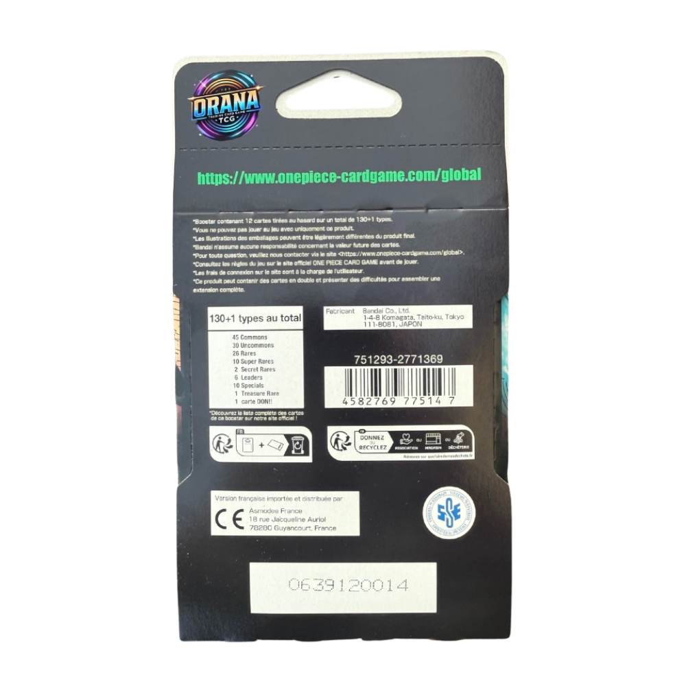 One Piece Booster Blister OP09FR Les Nouveaux Empereurs