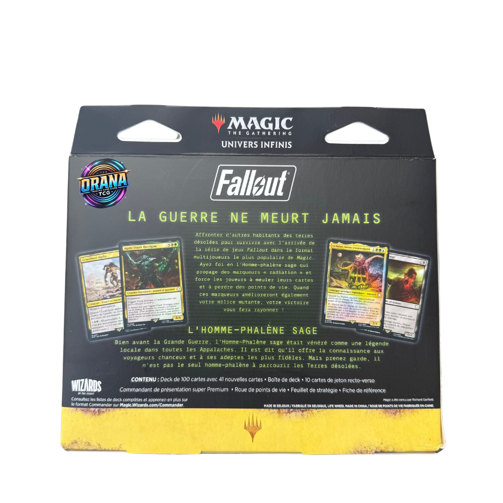 Magic Deck Commander Fallout Menace Mutante