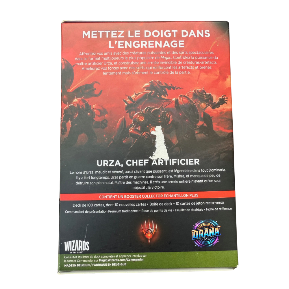 Magic Deck Commander La guerre Fratricide Alliance de Fer d'Urza