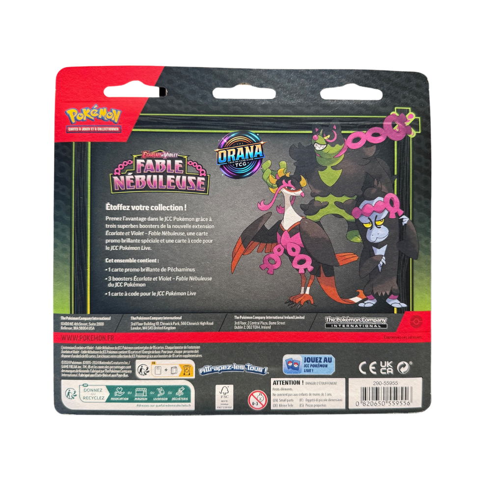 Pokemon Tripack EV06.5 Fable Nébuleuse