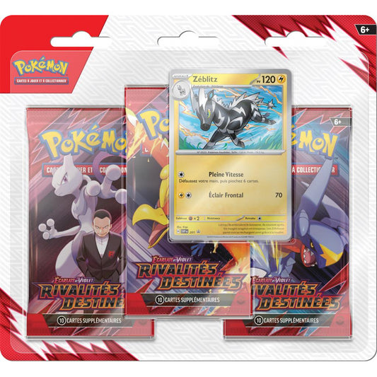 Pokemon Tripack EV10 Rivalites Destinees