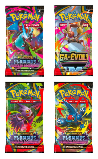 Pokemon Display ME02 Flammes Fantasmagoriques