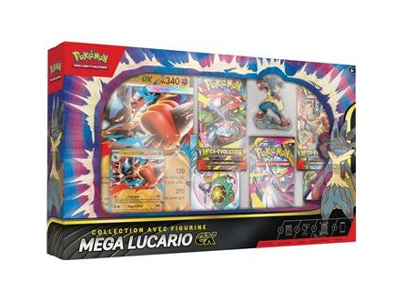 Pokémon Coffret Collection avec Figurine Mega Lucario EX