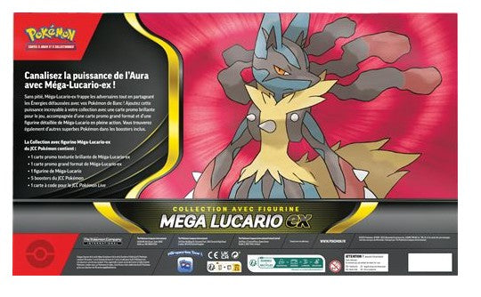 Pokémon Coffret Collection avec Figurine Mega Lucario EX