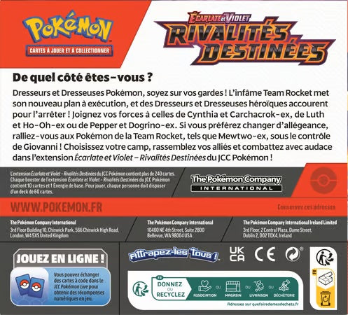 Pokemon Display EV10 Rivalites Destinees