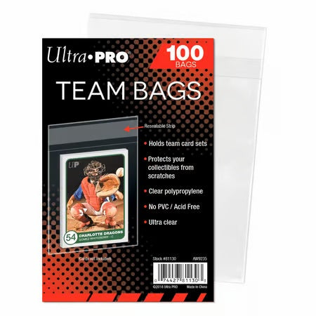 Ultra Pro 100 Sacs refermables pour cartes TCG