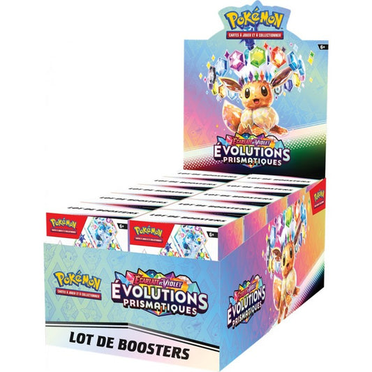 Pokemon Display de Paquet de Booster EV08.5 Evolutions Prismatiques