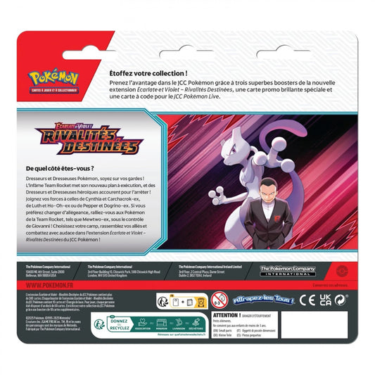 Pokemon Tripack EV10 Rivalites Destinees